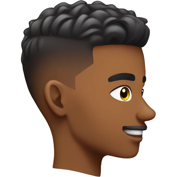 Low taper fade emoji