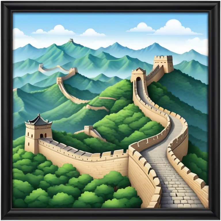 great wall of china emoji