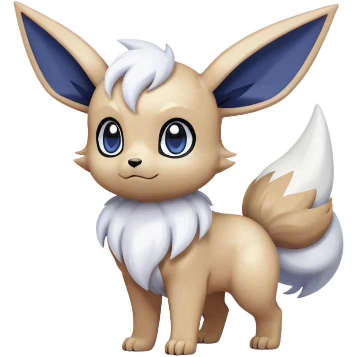 Epic Shiny Cool Cute Kawaii Eevee-Absol-Pokemon Full Body emoji