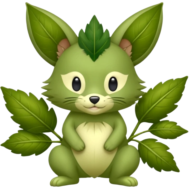  Fey Toony Sprigatito-Bayleaf-fusion-hybrid emoji