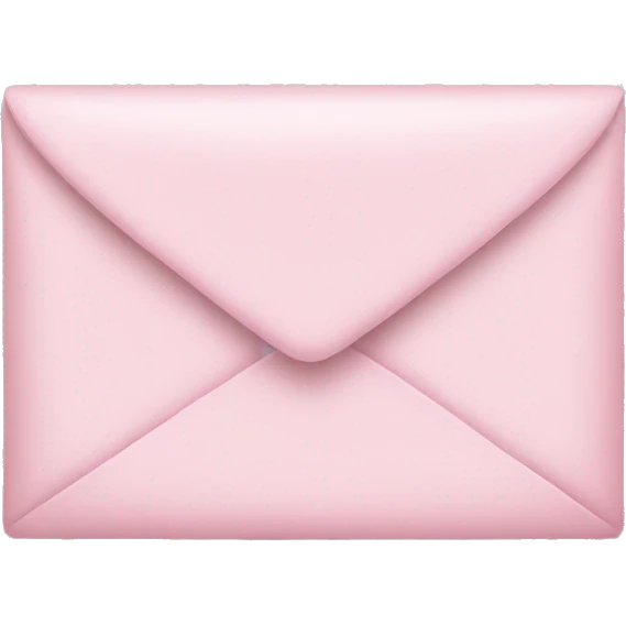light pink email emoji