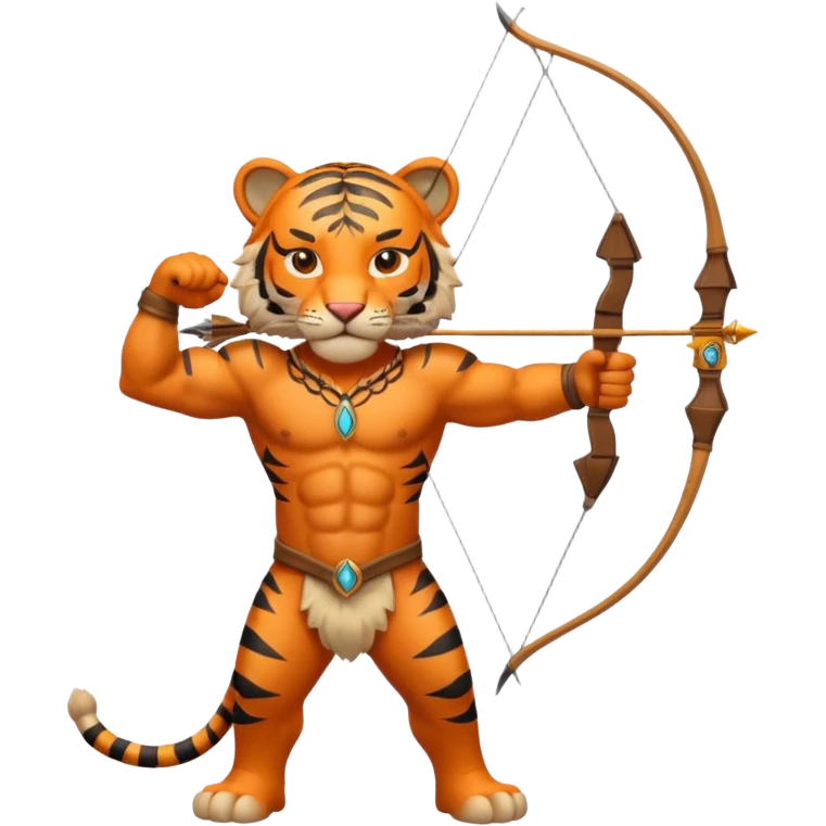 Tiger archer emoji
