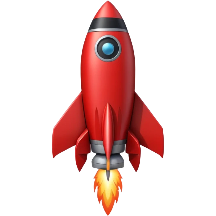 GTG text with a rocket emoji