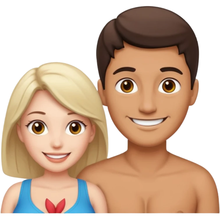 Man sex naked busty female breasts jissing emoji
