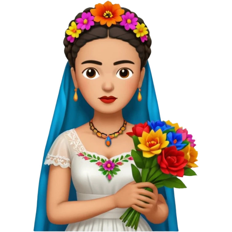 Frida Kahlo wedding emoji