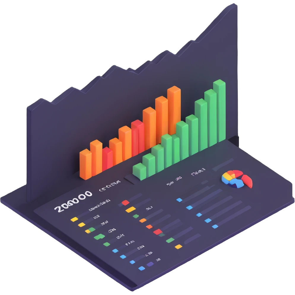 spreadsheet with charts and numbers emoji