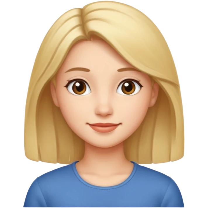 دختری که جوانه جانبی  emoji