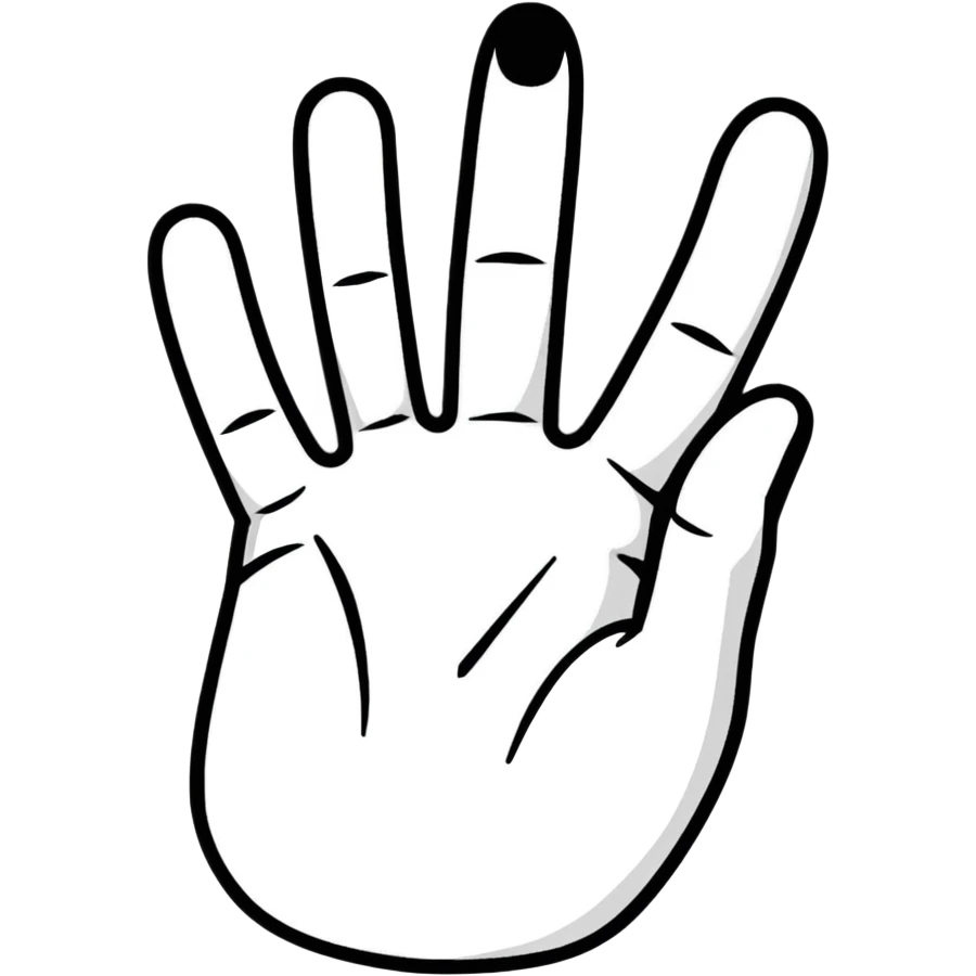 Fingers In a vagina emoji