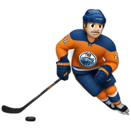 Hockey player emoji