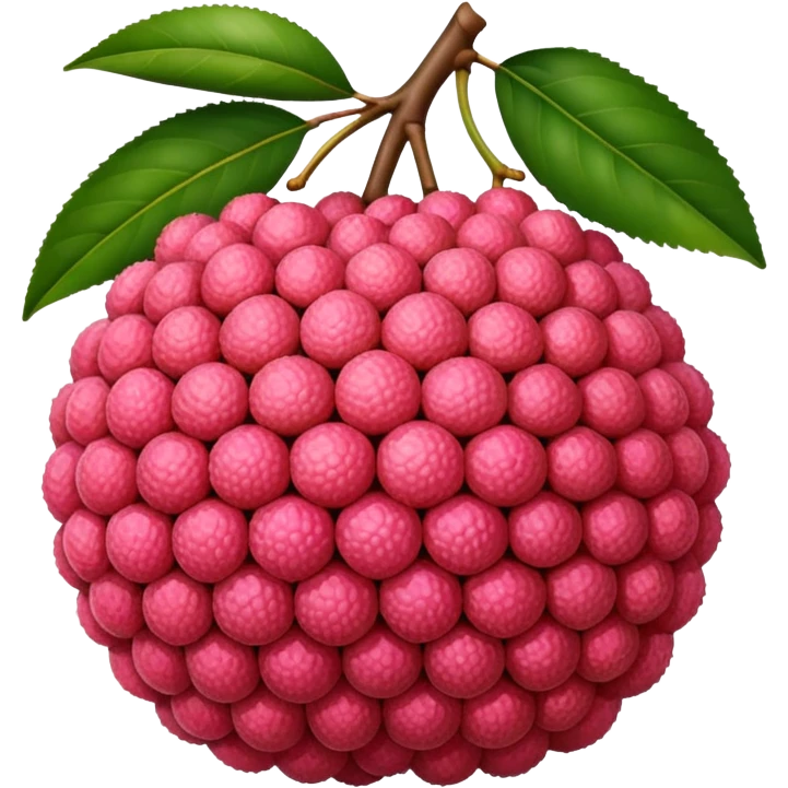 Un litchi emoji