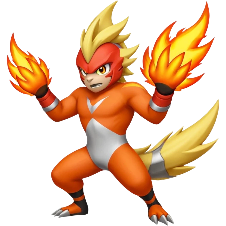 Blaziken (full body) emoji