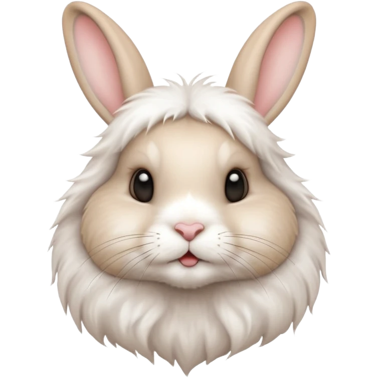 Rabbit kissing emoji