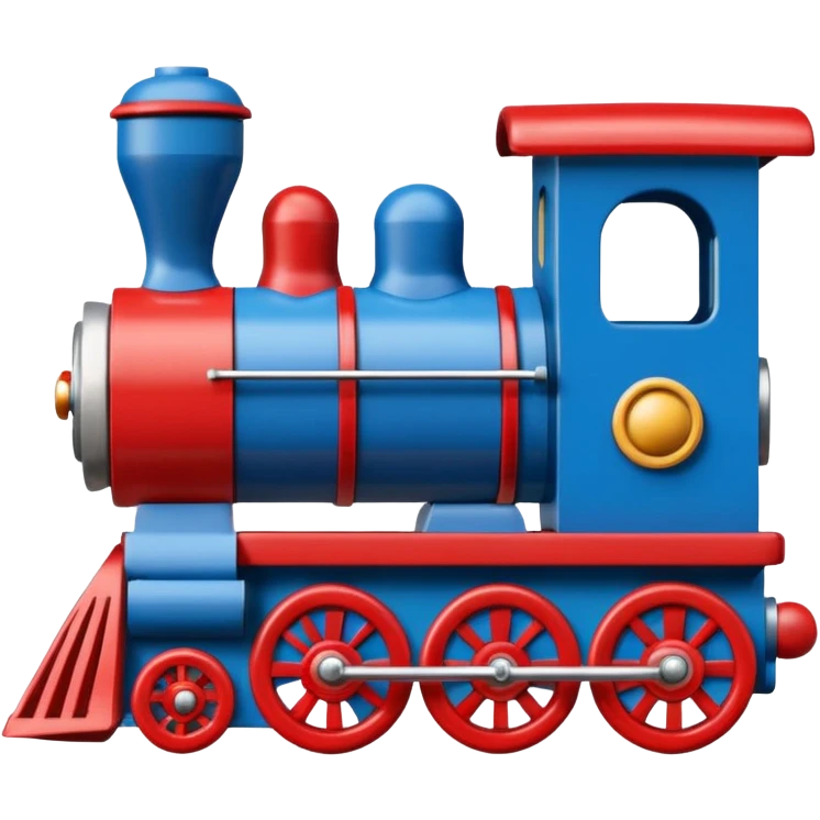 train toy made of wood only emoji