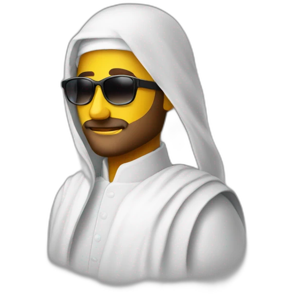 Musulman lunettes soleil emoji