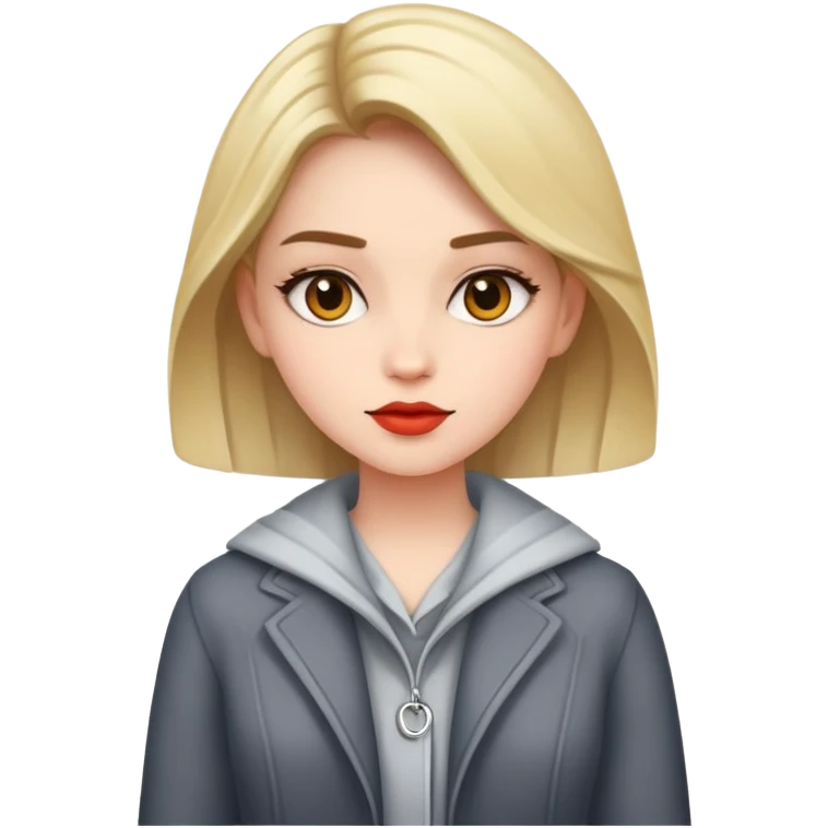 A girl in stylish clothes emoji