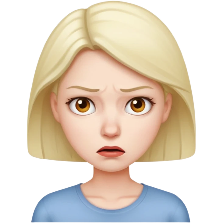 Stupid woman emoji