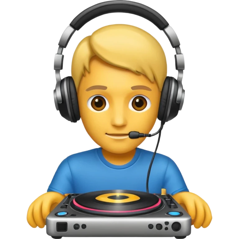 DJ with headphones emoji