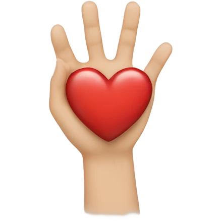 Hands making a heart emoji