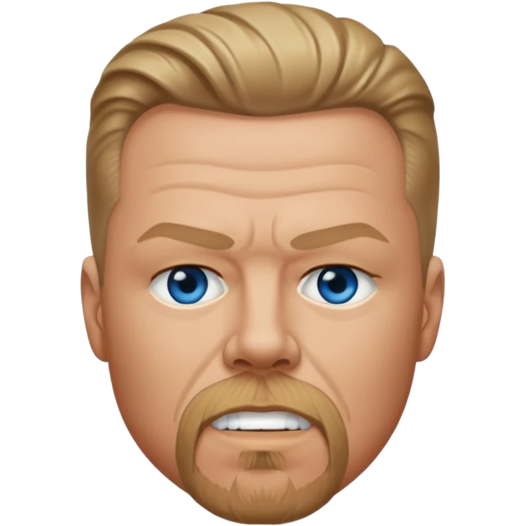 James Hetfield with blue eyes emoji