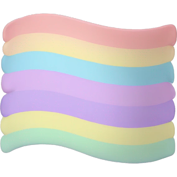Pastel rainbow emoji