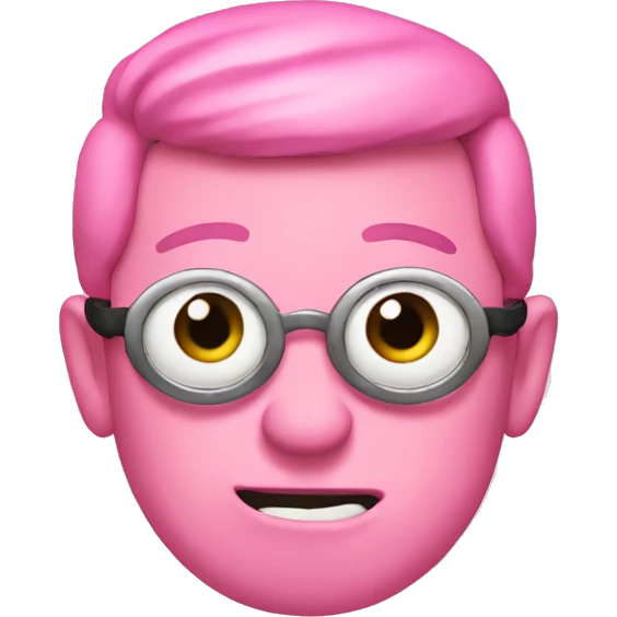 Pink minion emoji
