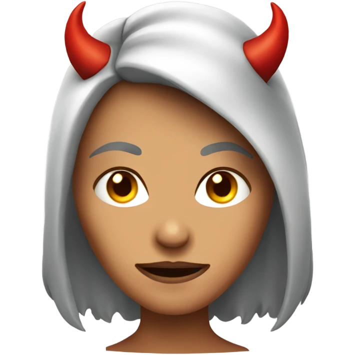 Female devil emoji