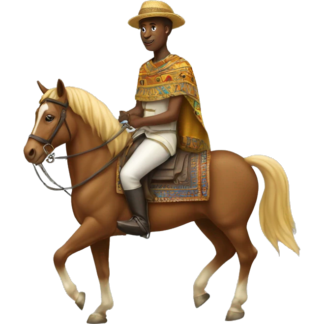 Kisekedi sur un cheval  emoji