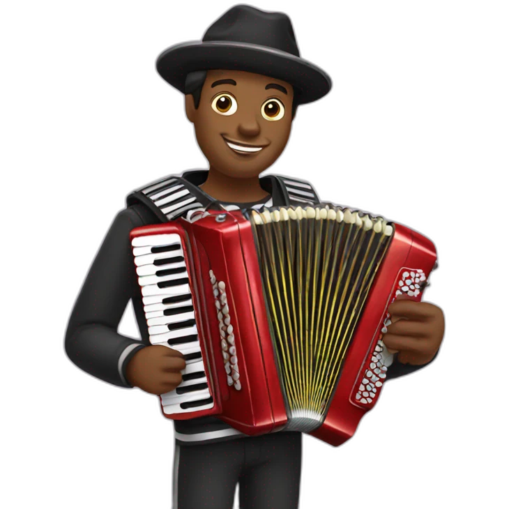Accordeon player emoji