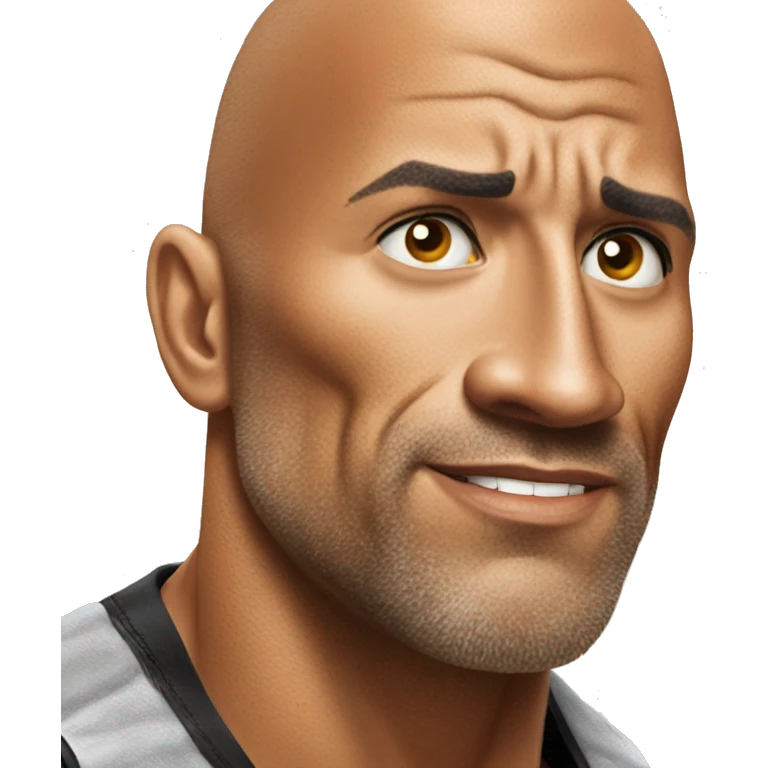 the rock in the toilet emoji