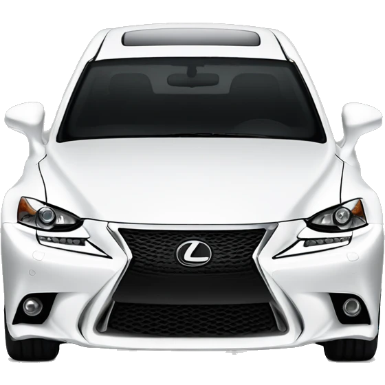 White 2016 Lexus is emoji