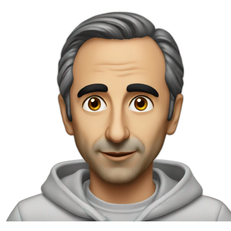 Eric Zemmour realistic emoji