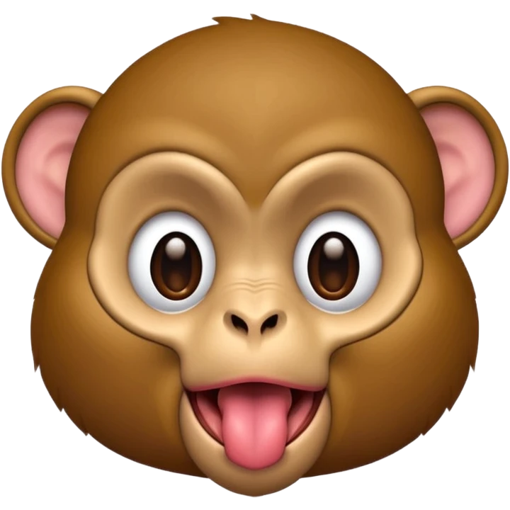 monkey sticking out tongue emoji