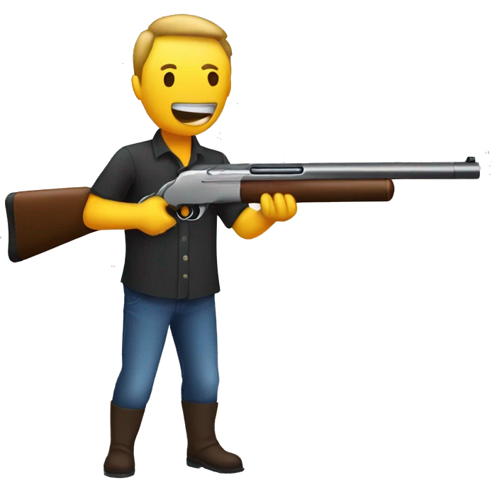 Clip art shotgun emoji