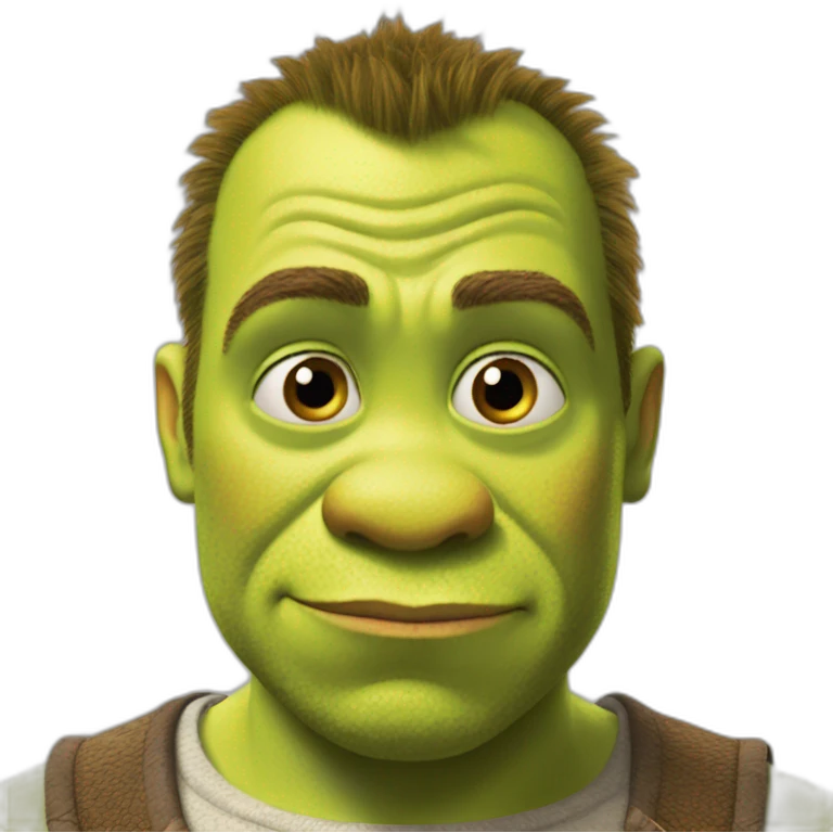 Shrek longs cils emoji