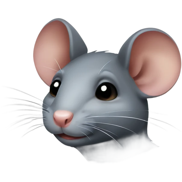 little rat slyly emoji