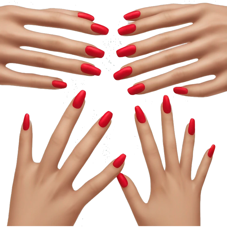 Red nails emoji