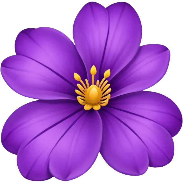 Violet flower emoji