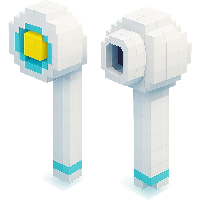 white EarPods headphones with a futuristic look emoji