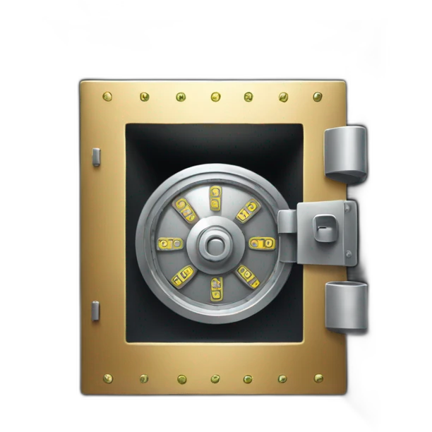 animated money vault emoji