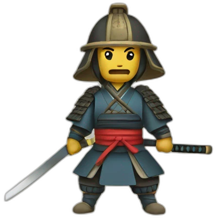 samurai Letter H emoji