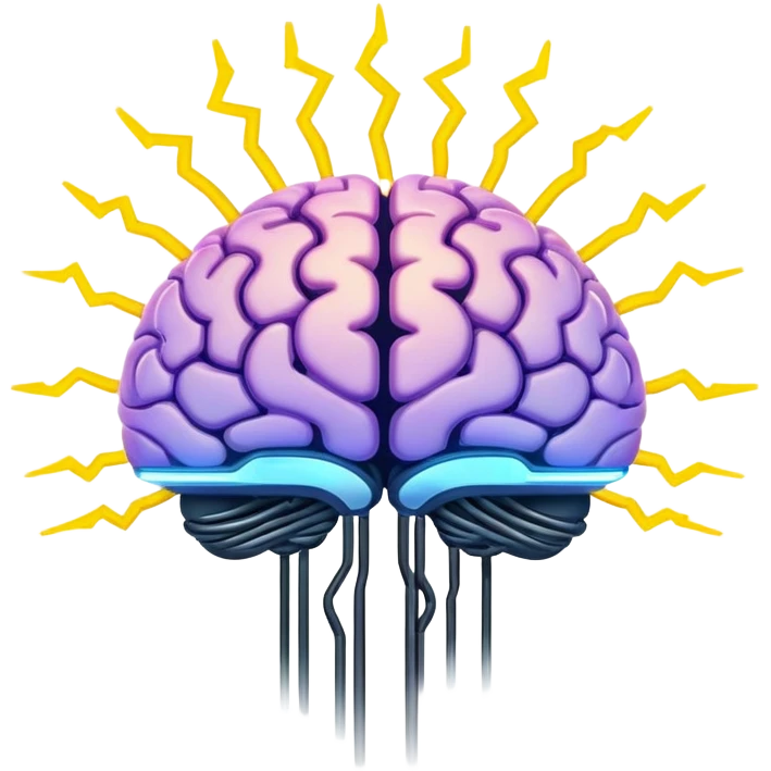 brain lights up emoji