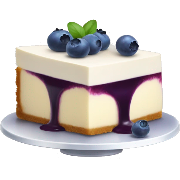 Blueberry Cheesecake  emoji