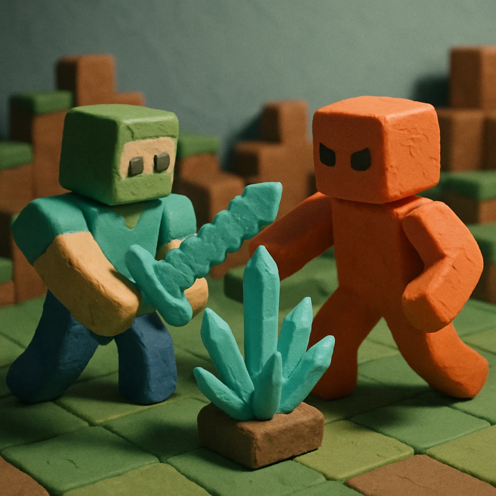 Minecraft Crystal PvP emoji