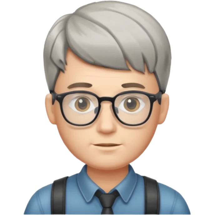 fotografo com cabelo degrade toupet emoji