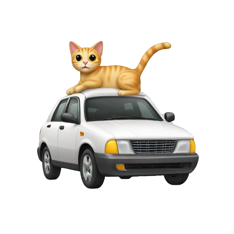 Cat car emoji