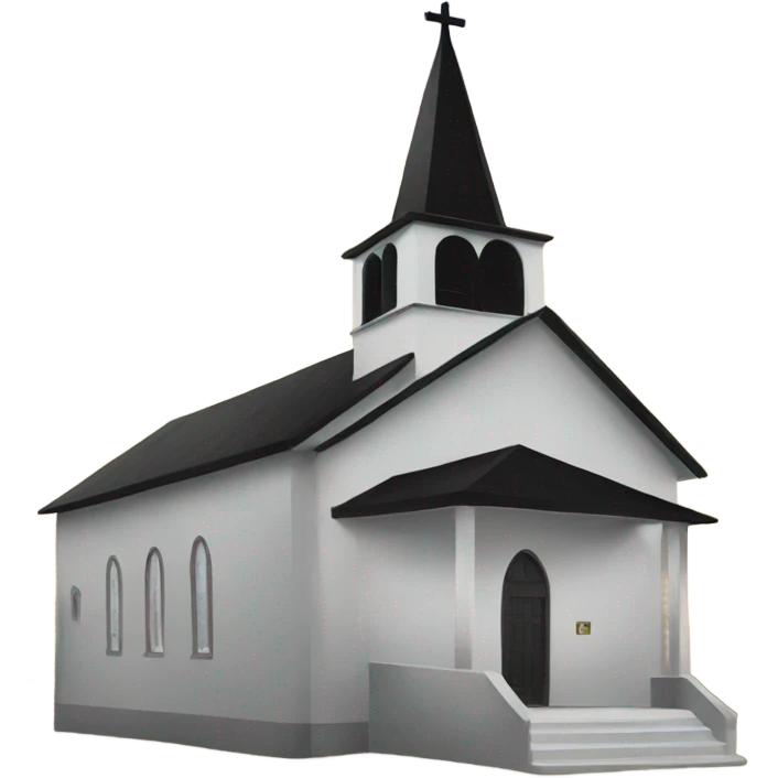 Black church emoji