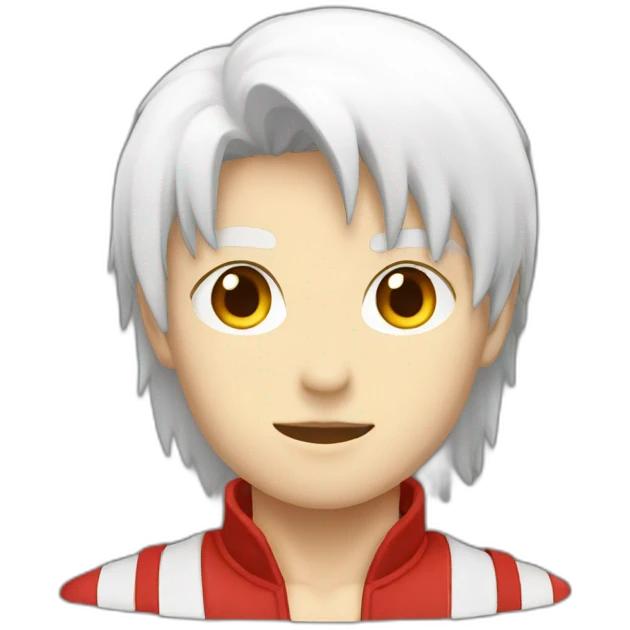 Shoto-red-end-white emoji