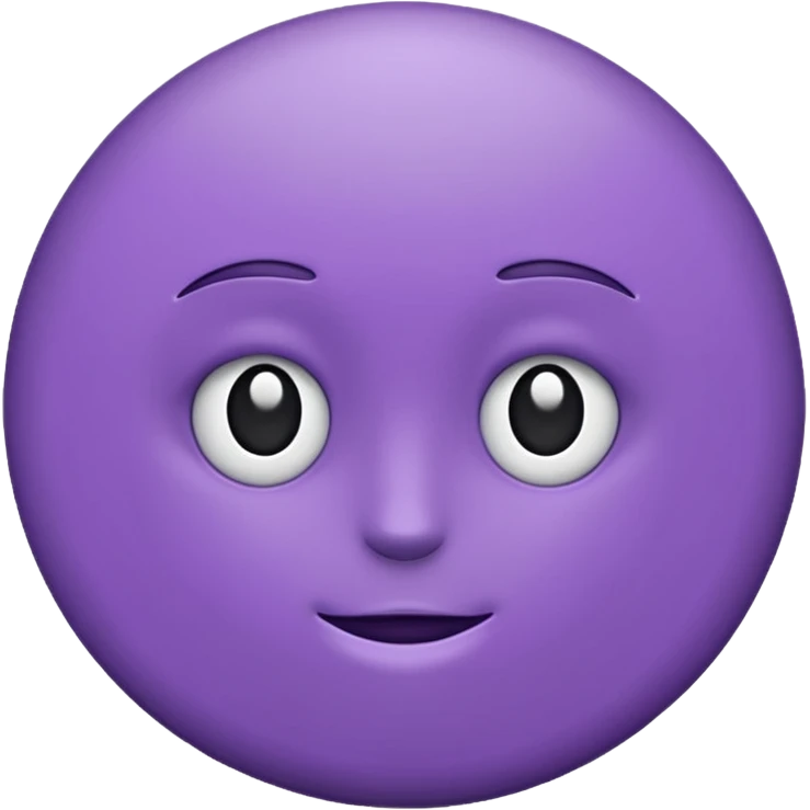 Rond violet normal emoji