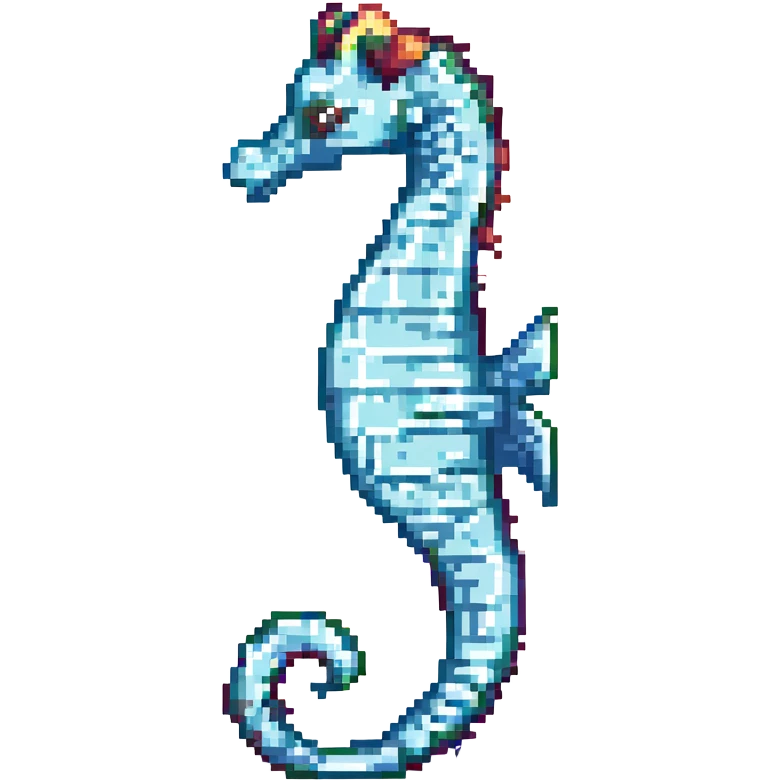 A seahorse emoji