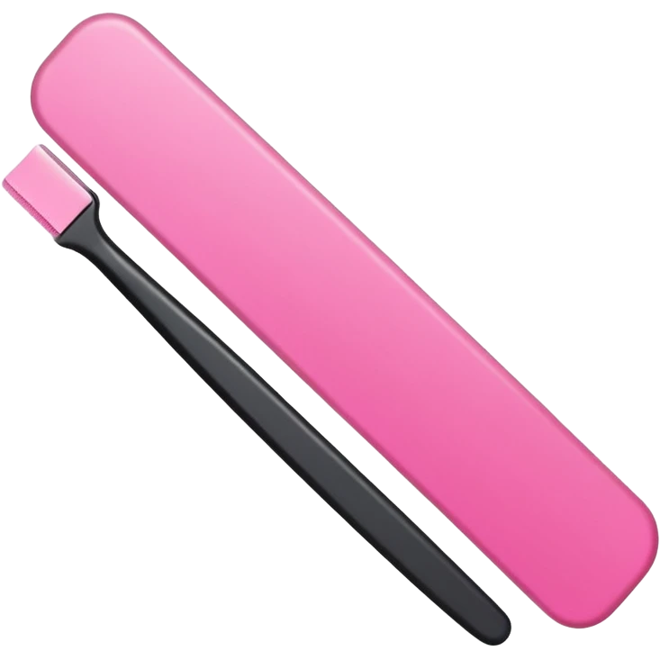 Pink nail file emoji
